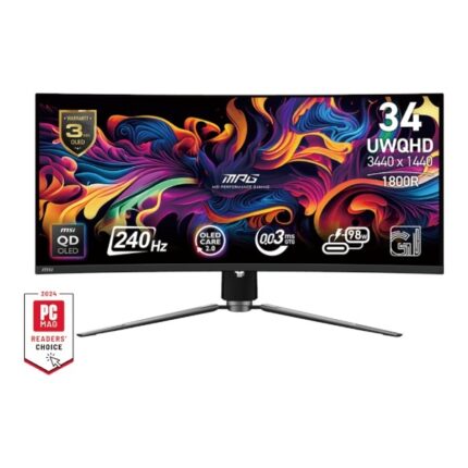 Zaslon MSI MPG 341CQPX QD-OLED 34.18" / UWQHD / 240Hz / 0