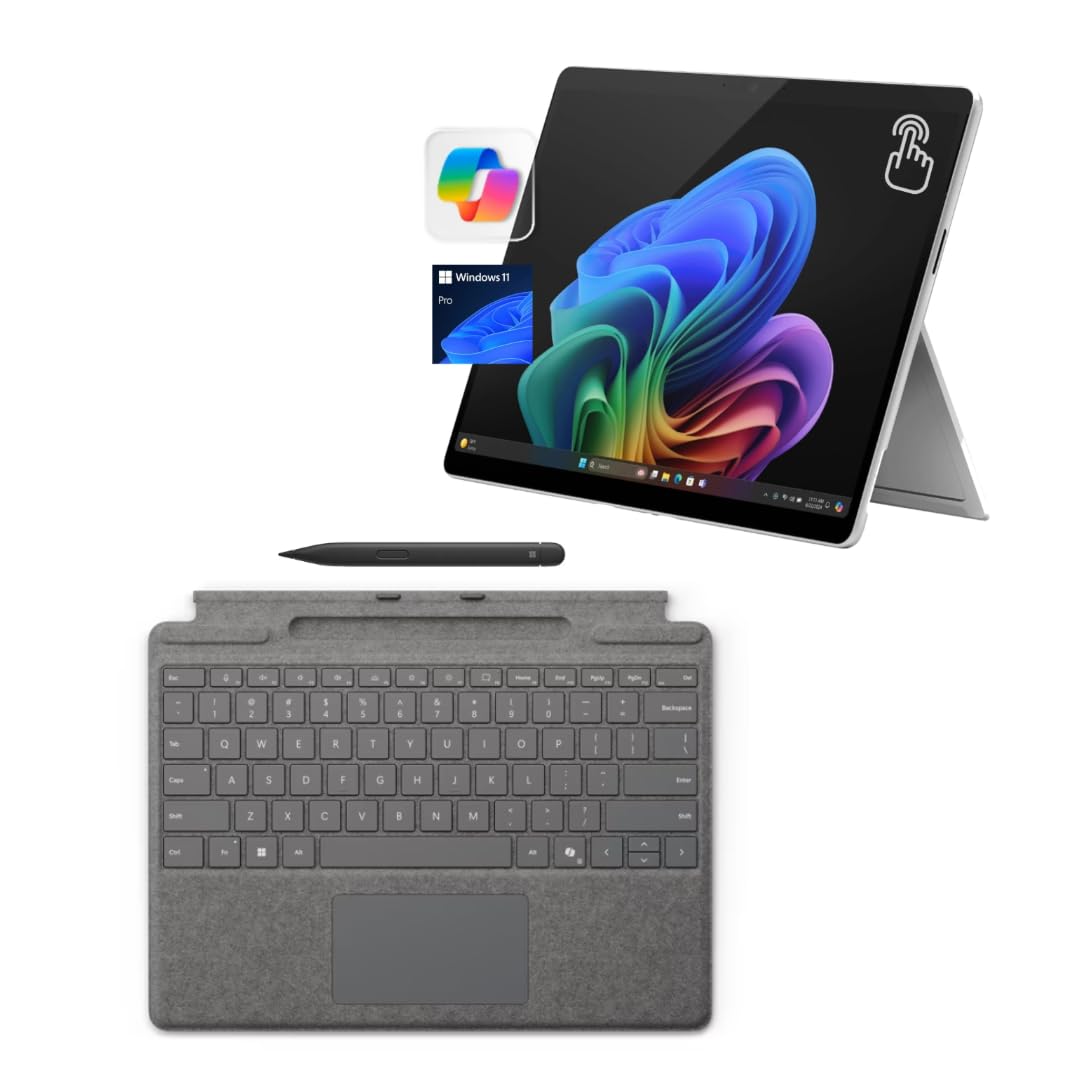 51ms9c0nq_l Prenosnik Microsoft Surface Pro Platinum + keyboard + Slim pen / Snapdragon / RAM 16 GB / 12" - slika 1