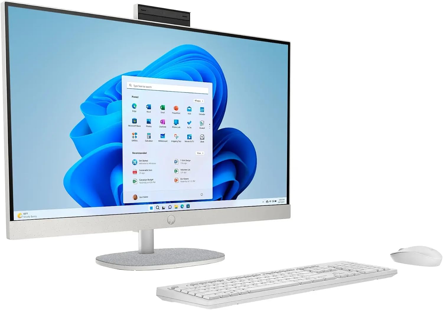 61nguq450kl._ac_sl1500_ Računalnik HP All-in-one Desktop 27-cr2275ng / Core Ultra 7 / RAM 16 GB / SSD Disk - slika 1