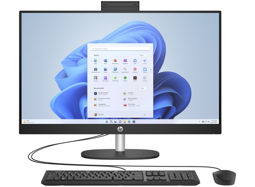927b89c8-a83f-4d81-b4d9-6f70066a1062 Računalnik HP All-in-One 27-cr0037na / Ryzen 7 / RAM 16 GB / SSD Disk - slika 1