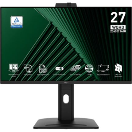 Zaslon MSI PRO MP275QPDG / 27" / WQHD / IPS / 100Hz / 1ms/ KVM /Web Camera / Daisy Chain