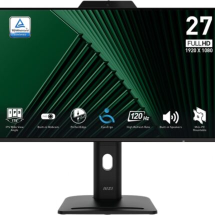Zaslon MSI PRO MP272PMG / 27" / FHD / IPS / 120Hz / 1ms (MPRT) / črn - nastavljiv po višini