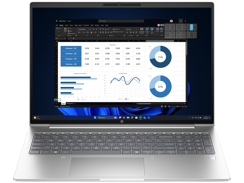 ec3eee99-7545-4b71-97f8-fb4dd200e54e Prenosnik HP ProBook 4 G1i 16 | U5 255H | 16GB RAM | 512GB SSD | RTX 3050 (4GB) / Core Ultra 5 / RAM 16 GB / SSD Disk / 16,0″ WUXGA - slika 1