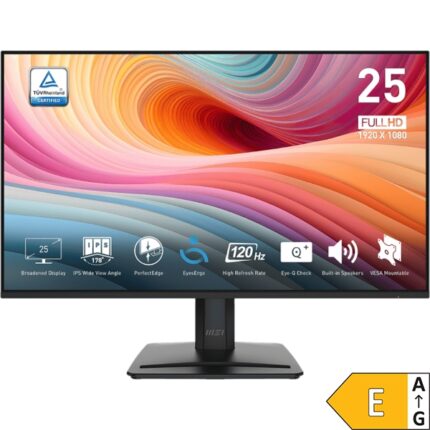 Zaslon MSI PRO MP251 E2 / 24.5" / FHD / IPS / 120Hz / 1ms (MPRT) / črn